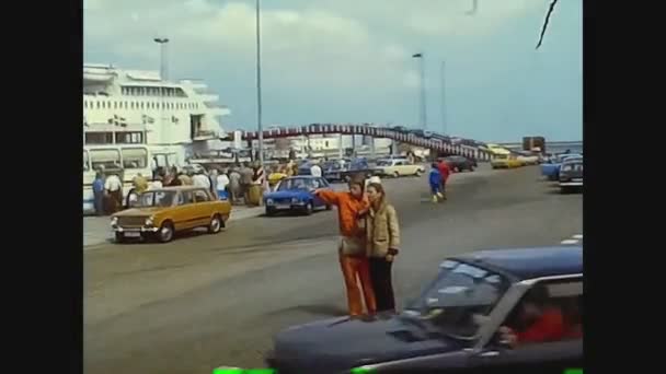 Dänemark 1979, Frederikshavn Stadtansicht — Stockvideo