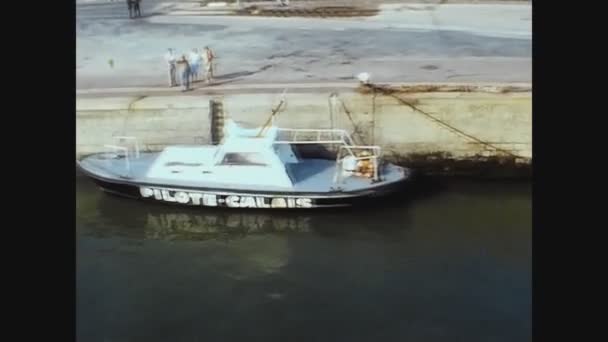 Fransa 1973, Calais View 9 — Stok video