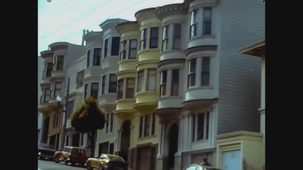 San Francisco, USA 1979, San Francisco widok ulicy 11 — Wideo stockowe