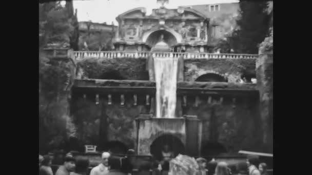 Ιταλία 1975, Villa d 'Este in Tivoli 12 — Αρχείο Βίντεο