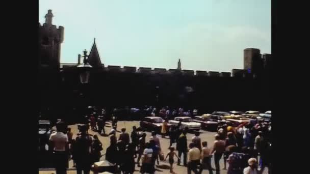 Velká Británie 1974, Windsor castle 3 — Stock video