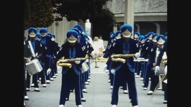 Los Angeles, USA 1979, Street Music Band 4 — Stockvideo