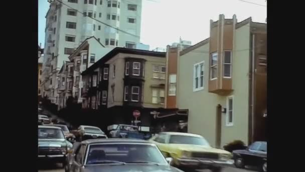 San Francisco, USA 1979, San Francisco street view 18 — Stock Video