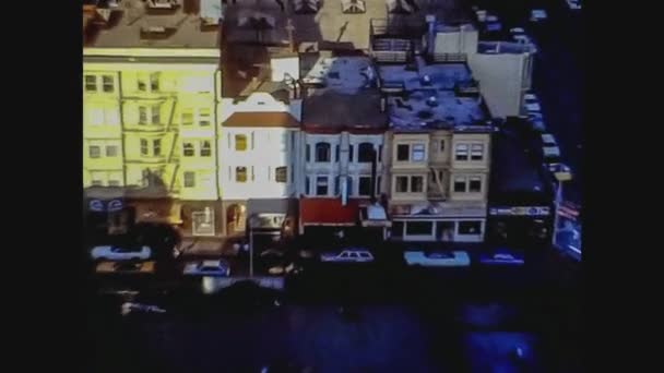 San Francisco, USA 1979, San Francisco air view 3 — стокове відео