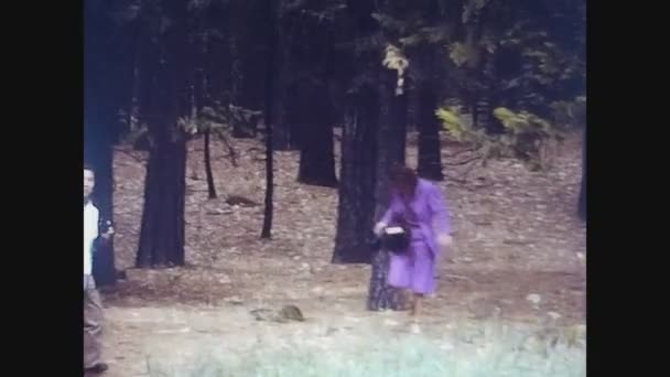 California 1978, Yosemite park view in 70 's 20 — стоковое видео
