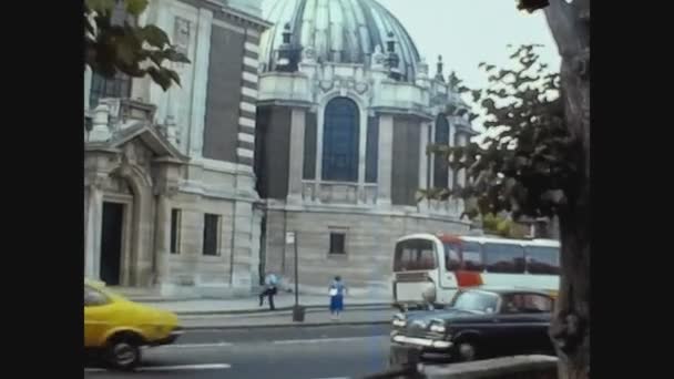 Velká Británie 1974, Elton College building 7 — Stock video