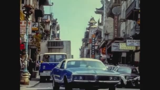 San Francisco, USA 1979, San Francisco Chinatown 5 — Stockvideo