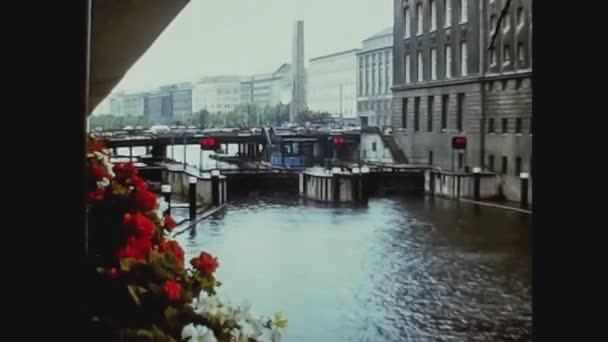 德国1979年，汉堡市中心3 — 图库视频影像