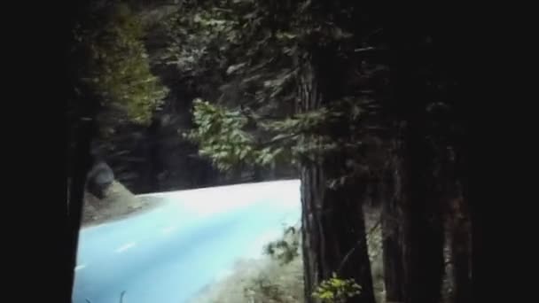 California 1978, Yosemite vista sul parco negli anni '70 7 — Video Stock