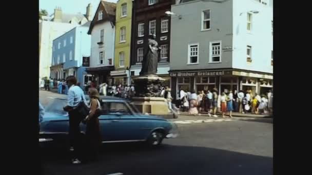 Großbritannien 1974, Schloss Windsor — Stockvideo