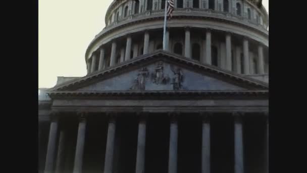 USA 1974, Us Capitol building 2 — Video Stock