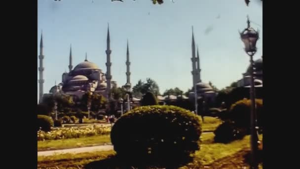 Turki 1979, Masjid di Istanbul 3 — Stok Video