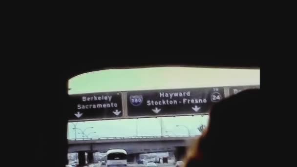 San Francisco, Estados Unidos da América 1979, Travel San Francisco Highway 2 — Vídeo de Stock