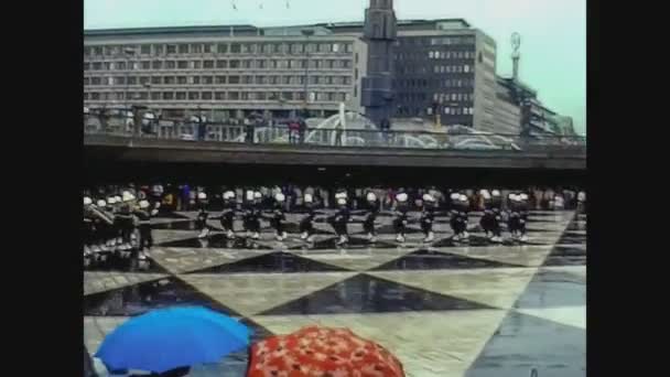 Suecia 1979, Estocolmo sergel cuadrado 6 — Vídeos de Stock
