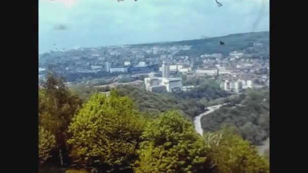 Bułgaria 1975, Veliko tarnovo widok w Bułgarii w latach 70-tych — Wideo stockowe