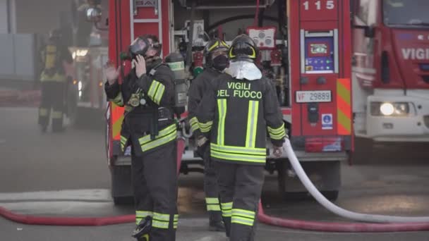 Cidade de emergência dos bombeiros 3 — Vídeo de Stock