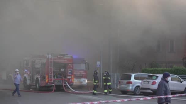 Bombeiros cidade de emergência 5 — Vídeo de Stock