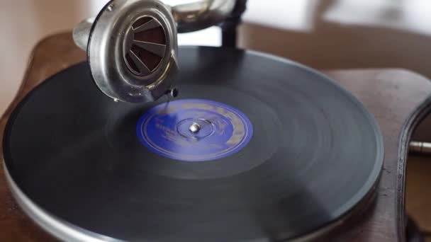 A Gramophone 3 részletei — Stock videók