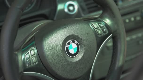 Bmw samochód deska rozdzielcza 3 — Wideo stockowe