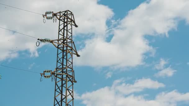 Pilón de lapso de tiempo de las nubes actuales — Vídeos de Stock