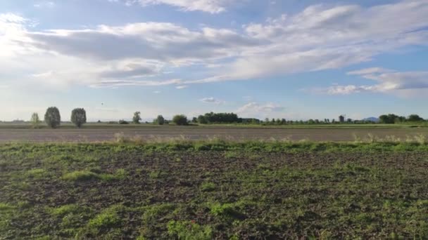 Panorama Rurală Primăvara După Amiezii — Videoclip de stoc