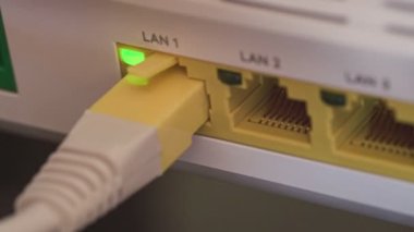 Lan ethernet soketinin makro ayrıntıları