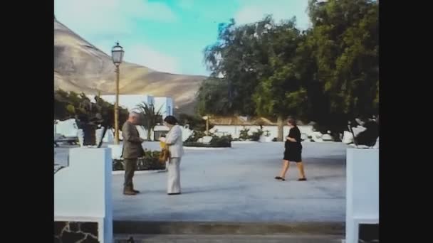 Lanzarote Spagna Giugno 1974 Lanzarote Street View Anni — Video Stock