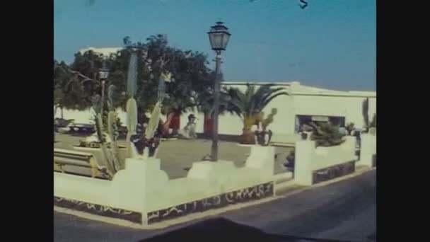 Lanzarote España Junio 1974 Lanzarote Street View — Vídeos de Stock