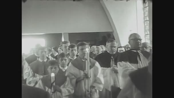 Circa 1960 기독교인 대규모 — 비디오
