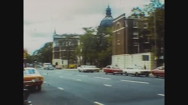 Londres Reino Unido Maio 1977 Londres Vista Rua Com Pessoas — Vídeo de Stock