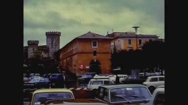 Rome Italy Квітня 1974 Tivoli Place Rome — стокове відео