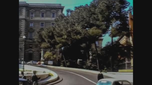 Roma Italia Abril 1974 Palacio Viminale Roma Los Años — Vídeo de stock