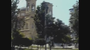 ATİNA, GREECE 1978: 70 'lerde Atina sokak manzarası