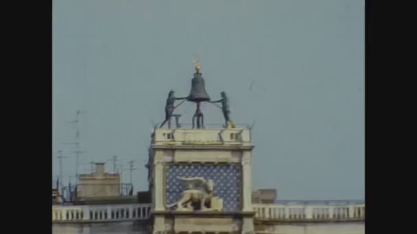 Venice Italië Juni 1969 Venetië 1969 San Marco Plein Venetië — Stockvideo
