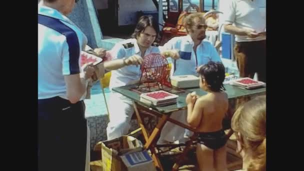 Venecia Italia Junio 1969 Gente Crucero Los Años — Vídeos de Stock