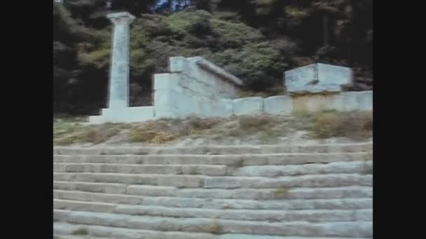 Katakolon Grecia Agosto 1978 Katakolon Olympia Arruina Sitio Arqueológico Los — Vídeos de Stock