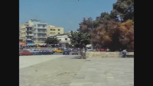 Heraklion Řecko Srpen 1978 Heraklion Street View — Stock video