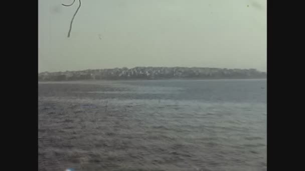 Ati Greece 1978 Lerde Atina Liman Manzarası — Stok video