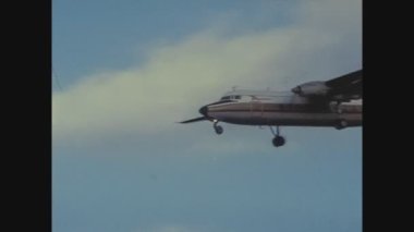 MADRID, İSPAN SİRKA 1975: 70 'lerde havalimanı hareket ediyor