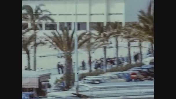 Alicante Španělsko Circa 1975 Alicante Street View — Stock video