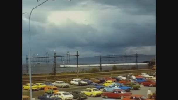 Kodaň Dánsko Červen 1975 Kodaňský Pohled Ulici Letech — Stock video