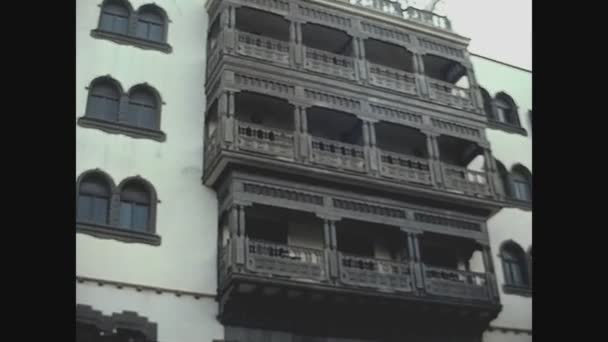 Las Palmas Spanien Dezember 1976 Las Palmas Street View Den — Stockvideo