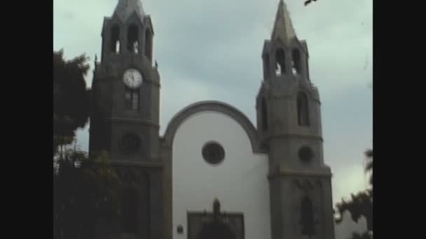 Las Palmas Spagna Dicembre 1976 Las Palmas Street View Anni — Video Stock