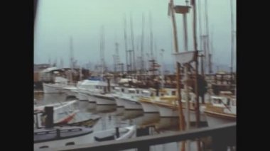 SAN FRANCISCO, ABD Ekim 1972: 70 'lerde San Francisco liman manzarası