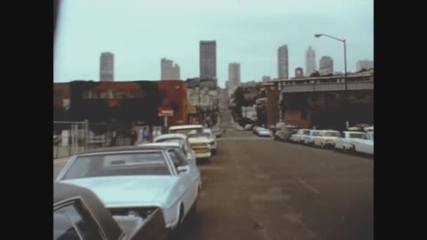 Σαν Φρανσίσκο Ηπα Οκτωβριοσ 1972 San Francisco Street View — Αρχείο Βίντεο