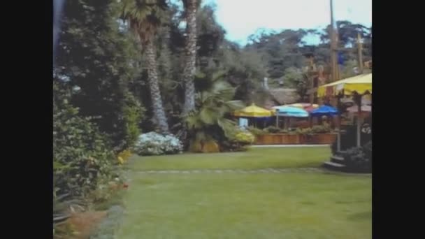 サンフランシスコ 米国1972年10月 70年代のカリフォルニアの美しい庭園 — ストック動画