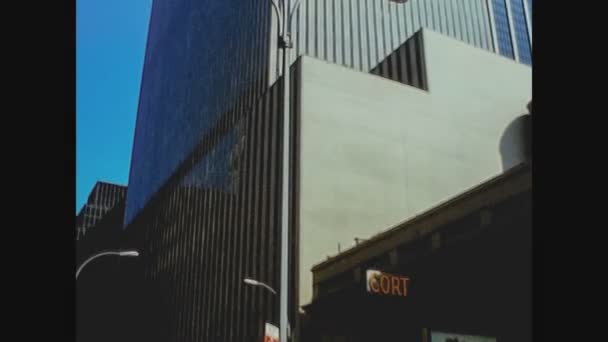 Nueva York Estados Unidos Circa 1975 Vista Central Rockfeller Los — Vídeos de Stock