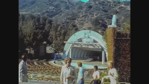 Los Angeles Usa Circa 1975 Hollywood Bowl 70S — 비디오