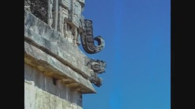 UXMAL, MEXICO EKİM 1978: 70 'lerde Uxmal arkeolojik alan