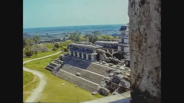 Uxmal Mexico Oktober 1978 Uxmal Archeologische Site Jaren — Stockvideo